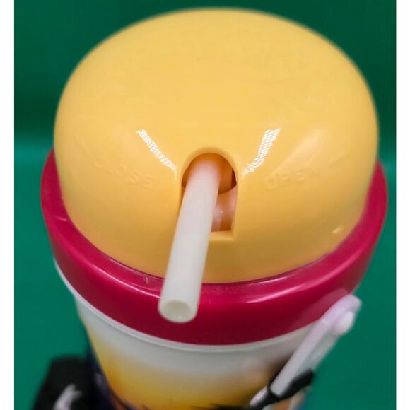 1998 DC Comics Batman Water Bottle With Strap Straw Vintage Joker Batgirl New - Picture 7 of 9